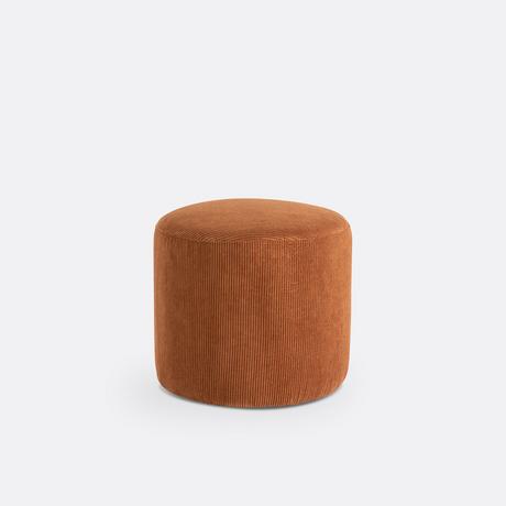 La Redoute Intérieurs Pouf velours côtelé  