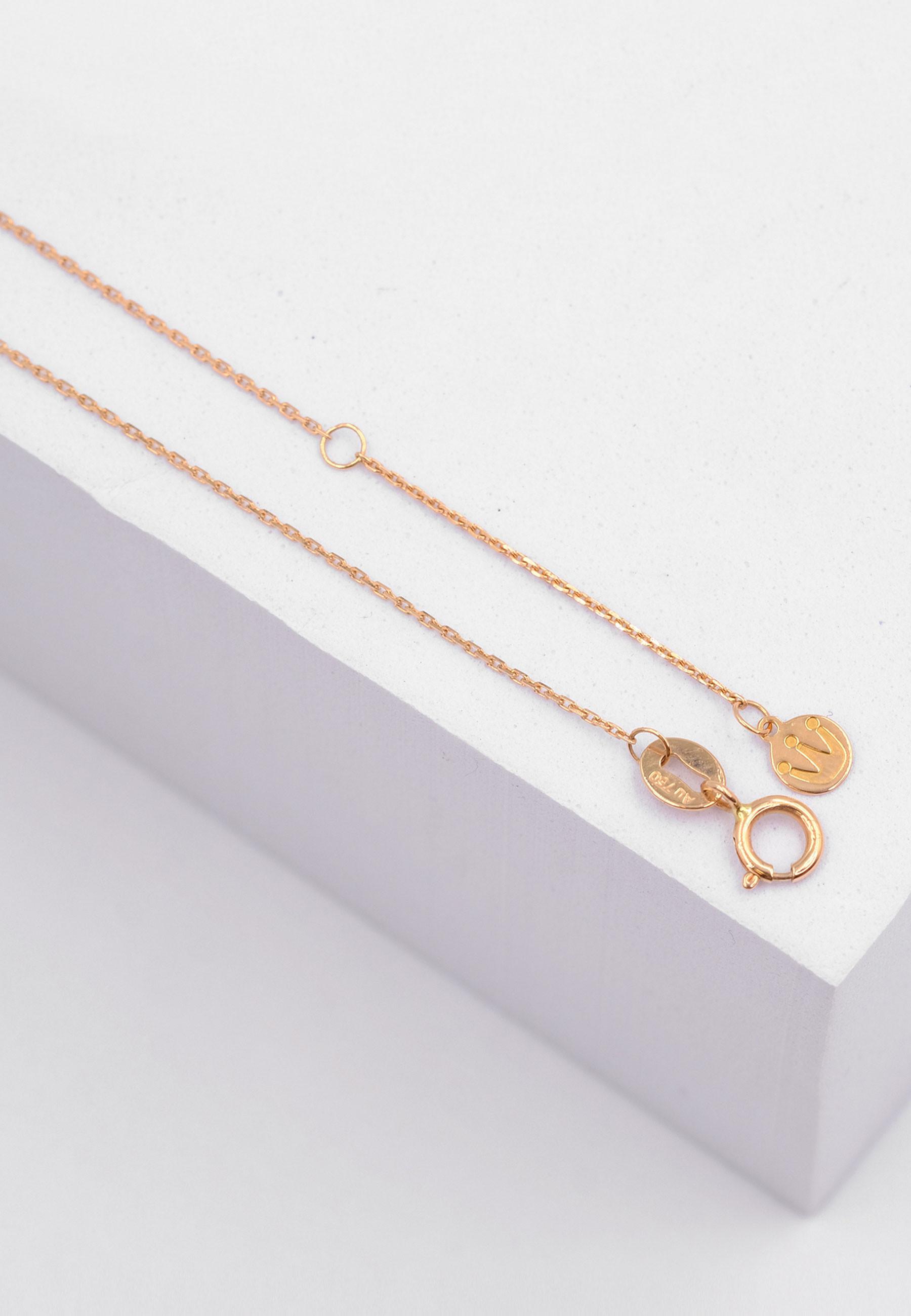 MUAU Schmuck  Collier Roségold 750/18K Akoya Perle 8.5-9mm 