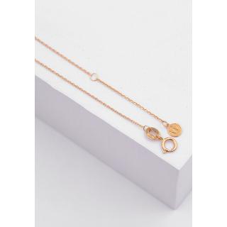 MUAU Schmuck  Collier Roségold 750/18K Akoya Perle 8.5-9mm 