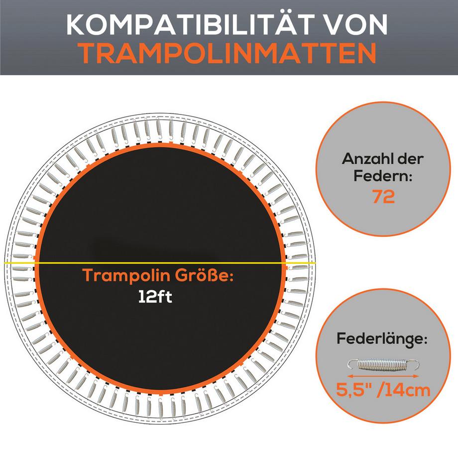 Sportnow  Trampolin-Sprungtuch 