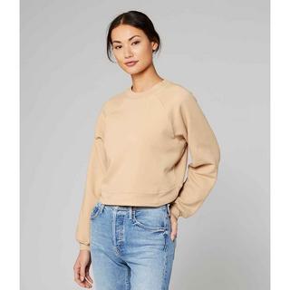 Bella + Canvas  Kurzes Sweatshirt  Raglanärmel 