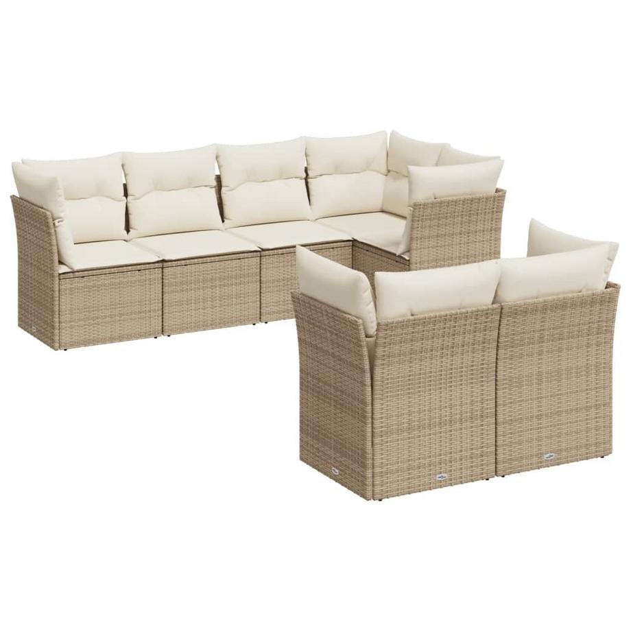 set divano da giardino Polirattan