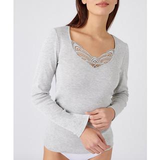 Damart  Langärmeliges Shirt mit Gipüre-Spitze, Wärmegrad Medium 3. 