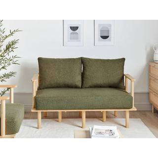 Beliani 2 Sitzer Sofa aus Bouclé Skandinavisch ASKER  