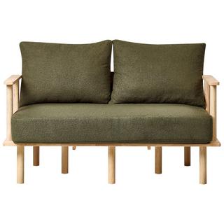 Beliani 2 Sitzer Sofa aus Bouclé Skandinavisch ASKER  