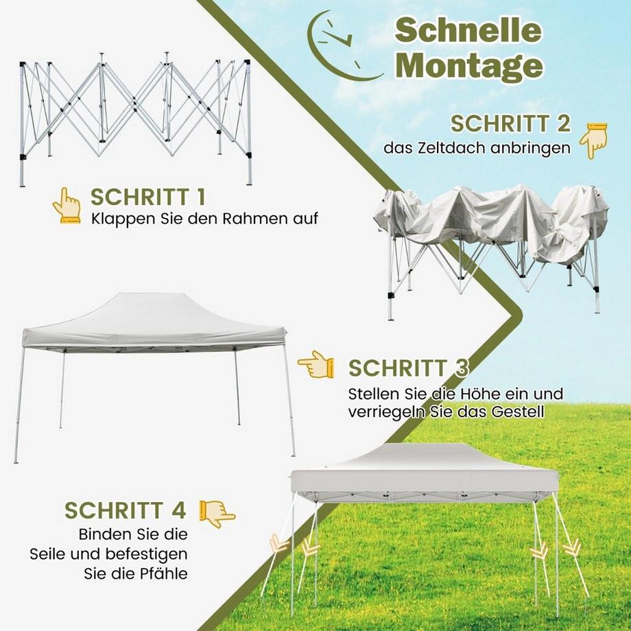 Northix Verstellbarer Pop-Up-Eventpavillon  