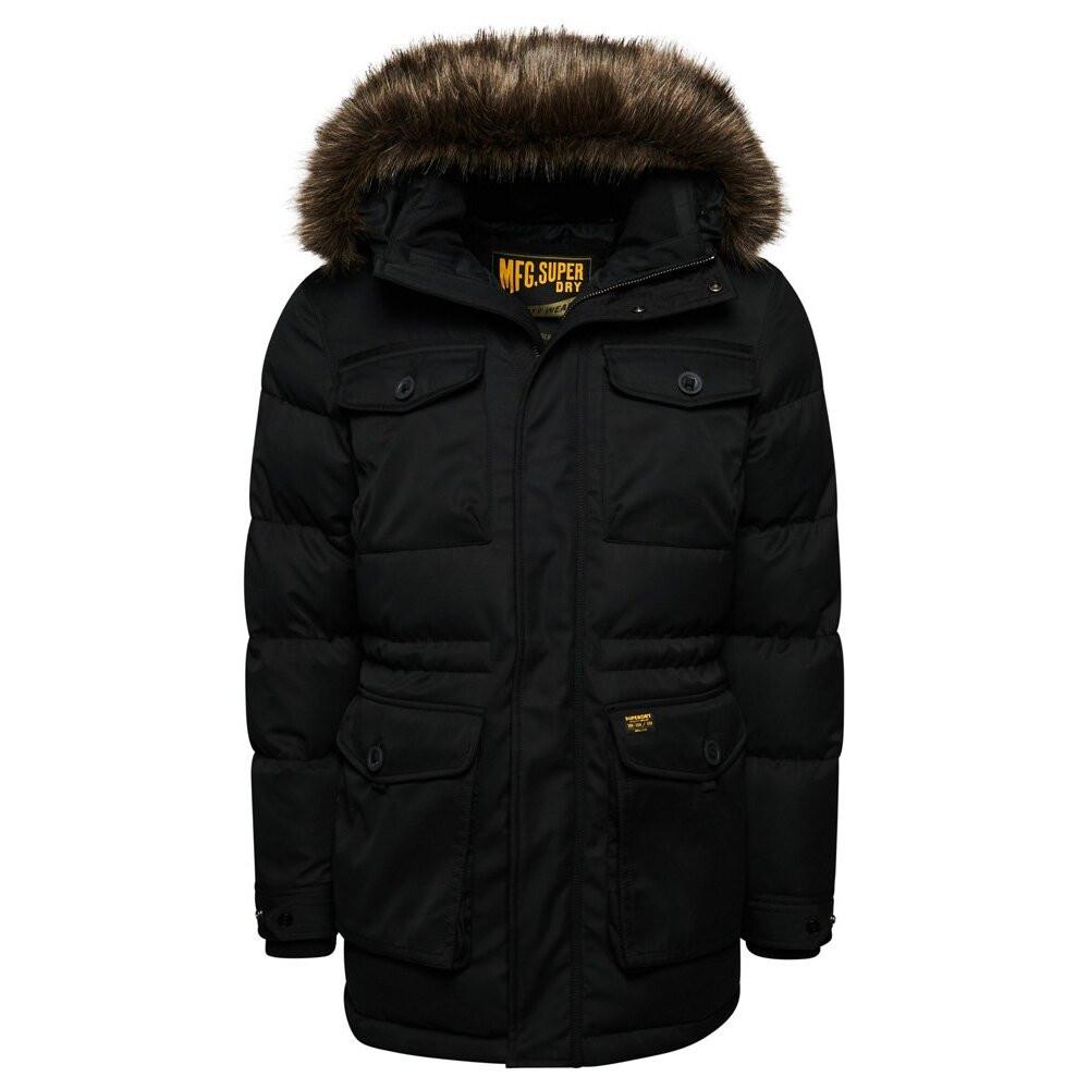 Superdry  parka con peiccia sintetica chinook 