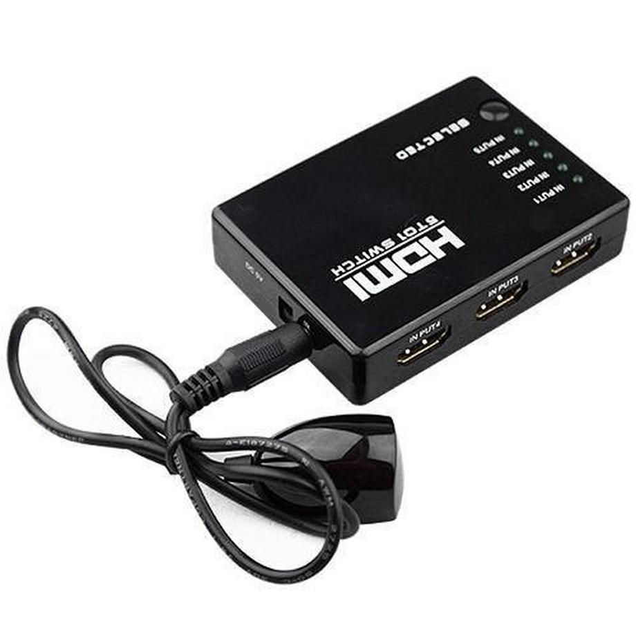eStore  HDMI-Switch, 5x Eingang, 1x Ausgang 
