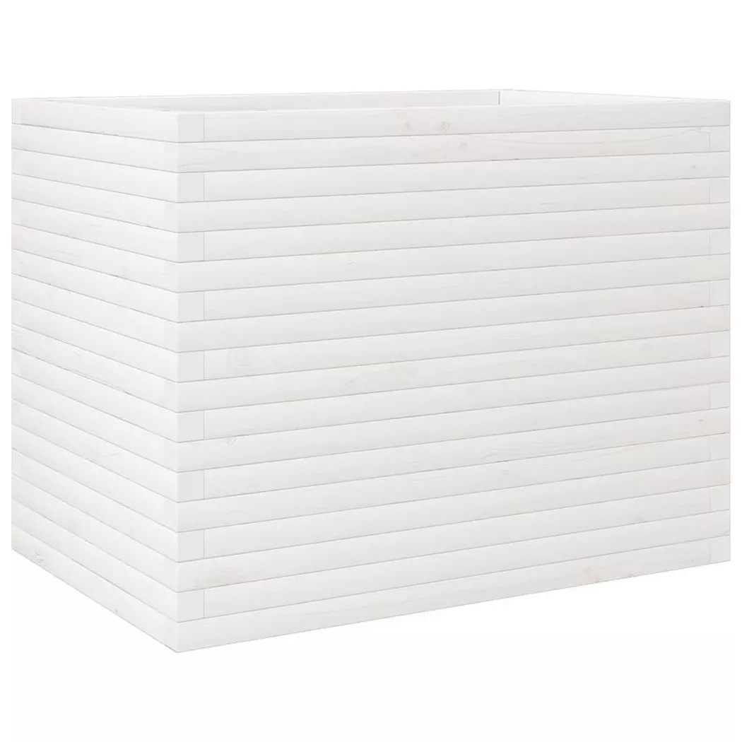 VidaXL - Jardinière bois de douglas, One Size, Blanc