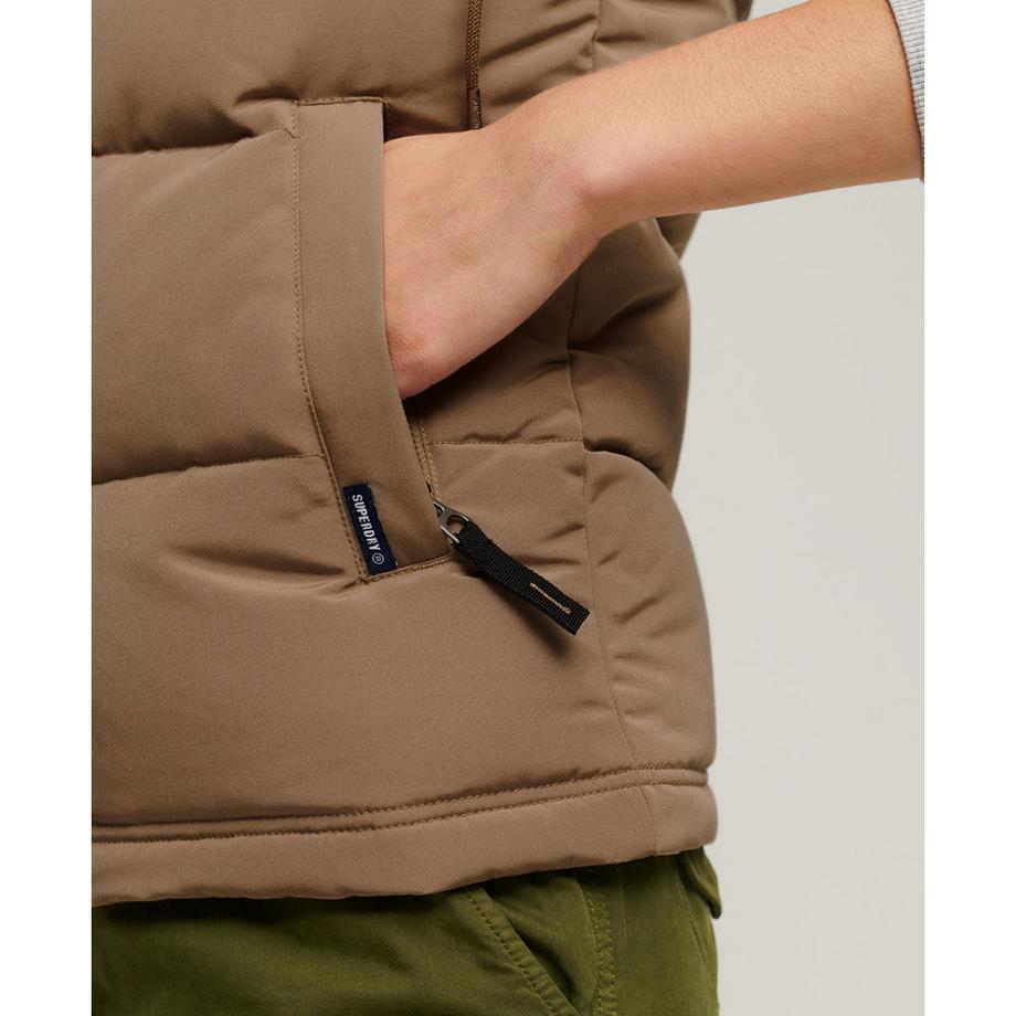 Superdry Everest Piumino Senza Maniche con Cappuccio  