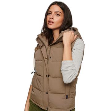 gilet con cappuccio da everest