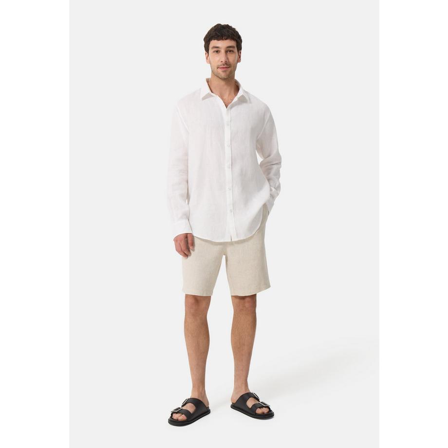 CASH-MERE.CH Short en lin Regular Fit  