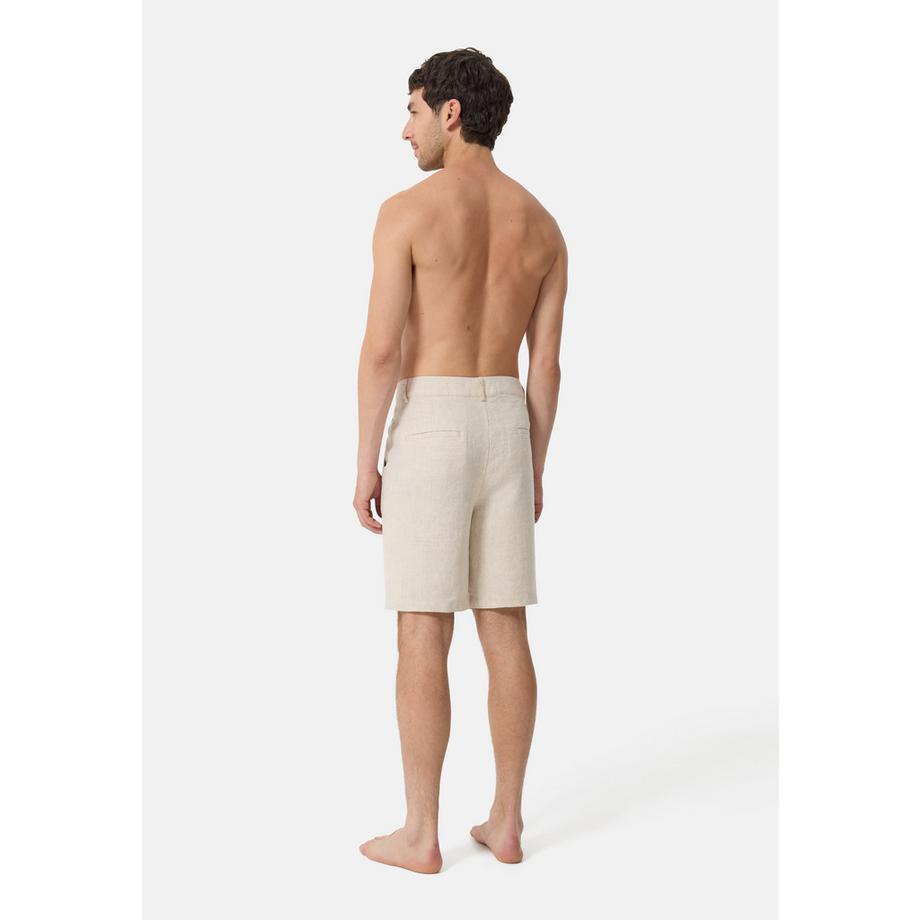 CASH-MERE.CH Short en lin Regular Fit  