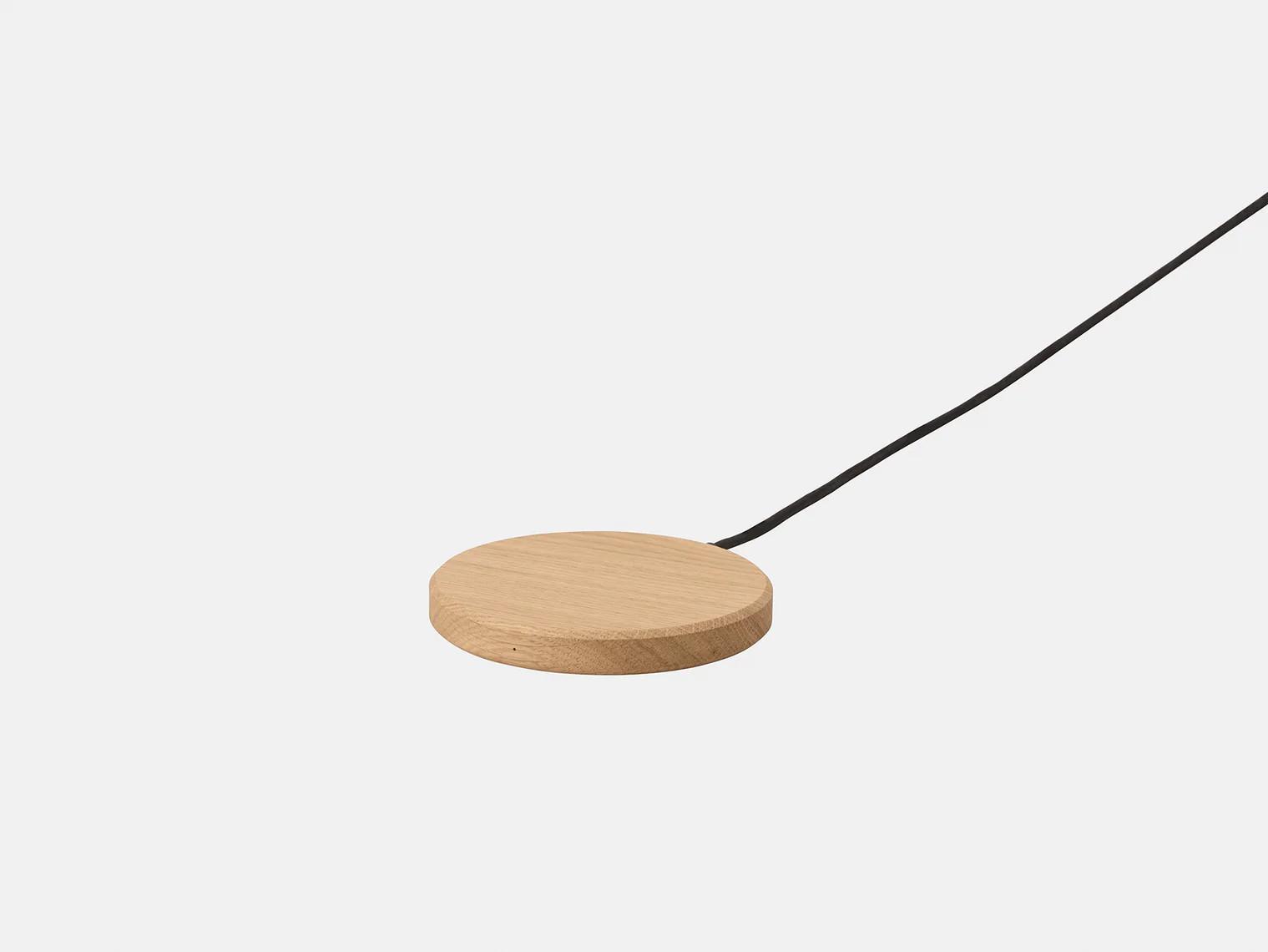 Oakywood  Slim Charging Pad - Bloc de recharge sans fil en bois massif 