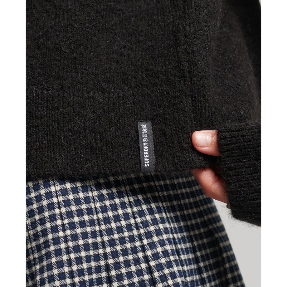 Superdry Vintage Essential Pull Col Cheminée  