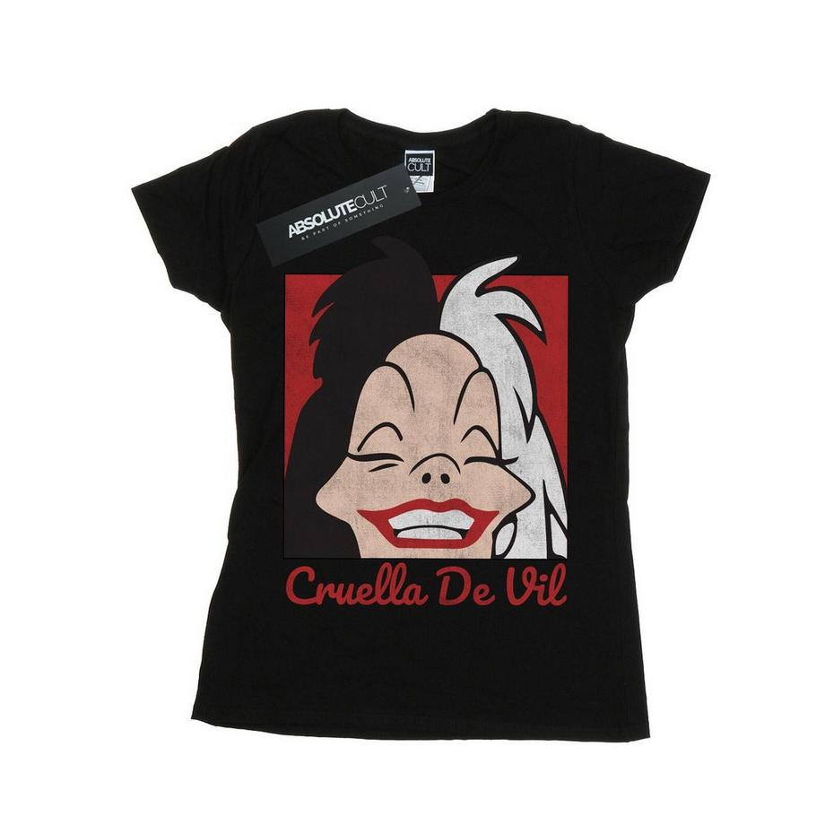 Disney Cruella De Vil T-Shirt Stampata  