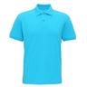 Asquith & Fox Mens SuperWeiches Polo Shirt  Türkisblau