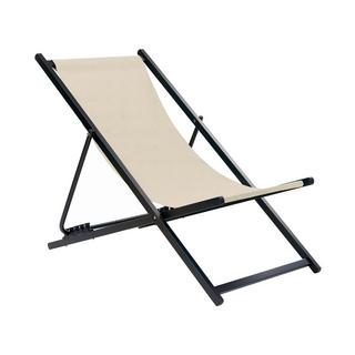 Beliani Sedia a sdraio pieghevole en Alluminio Classico LOCRI II  