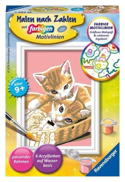 Ravensburger  Ravensburger Malen nach Zahlen, Katzenbabys 