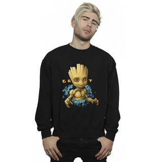 Guardians Of The Galaxy Groot Grafikdruck Sweatshirt  