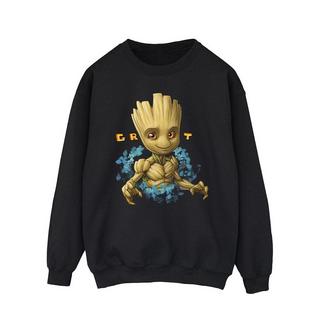 Guardians Of The Galaxy Groot Grafikdruck Sweatshirt  