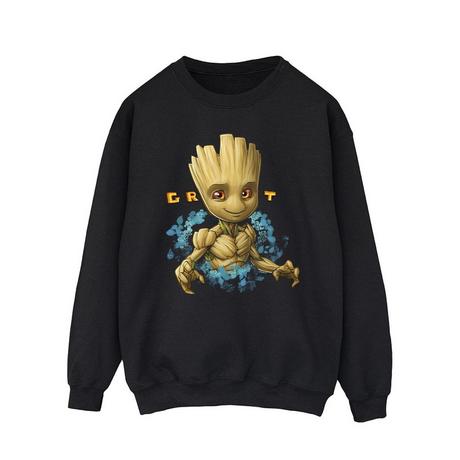 Guardians Of The Galaxy Groot Grafikdruck Sweatshirt  