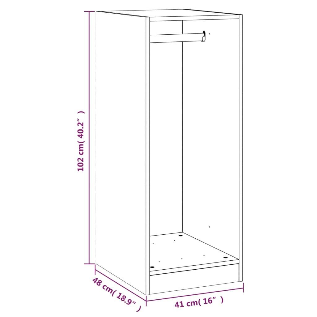 VidaXL  Kleiderschrank holzwerkstoff 