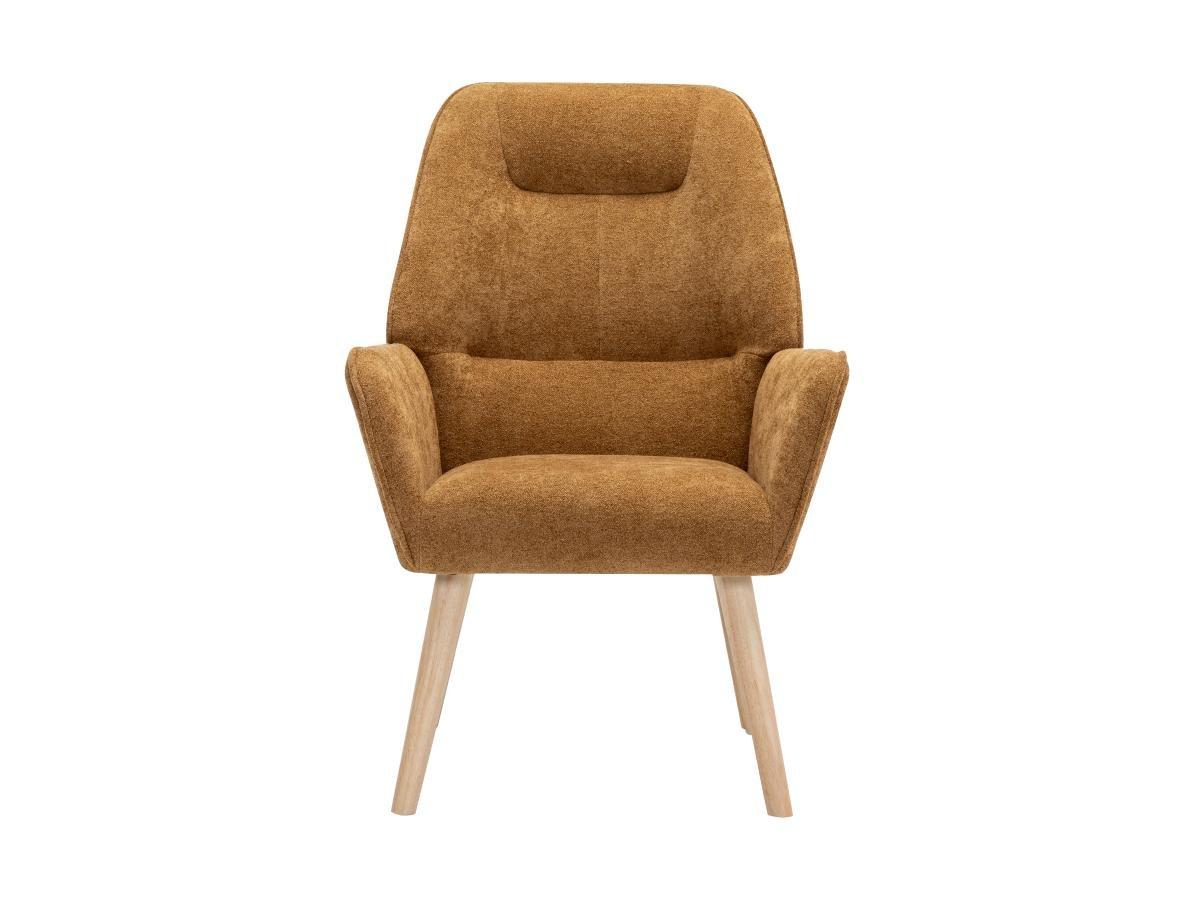 Vente-unique Fauteuil en tissu camel OSIMO  