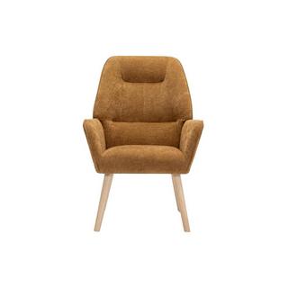 Vente-unique Fauteuil en tissu camel OSIMO  