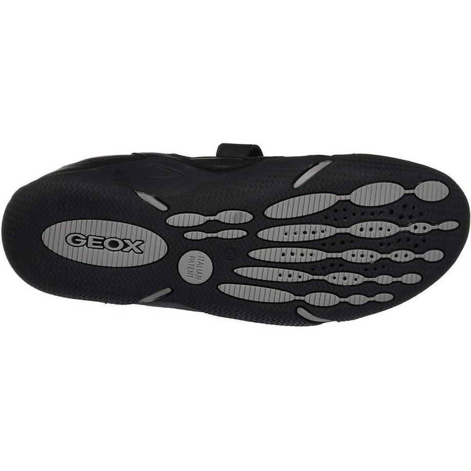 GEOX Wader Chaussures Uniforme Scolaire en Cuir  