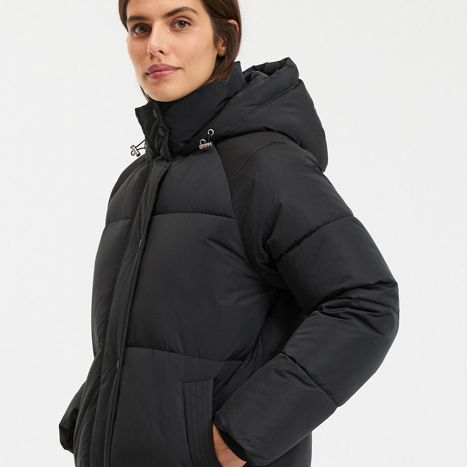 La Redoute Collections Doudoune longue à capuche  