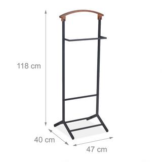 B2X diener-Set in Schwarz & Holzoptik  