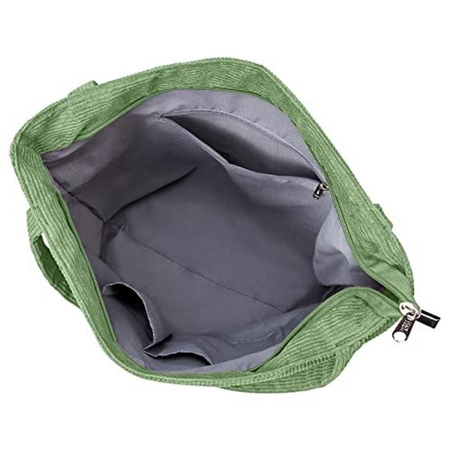 Only-bags.store Sac à bandoulière en cordon avec fermeture éclair grand sac de shopping sac fourre-tout sac à main  