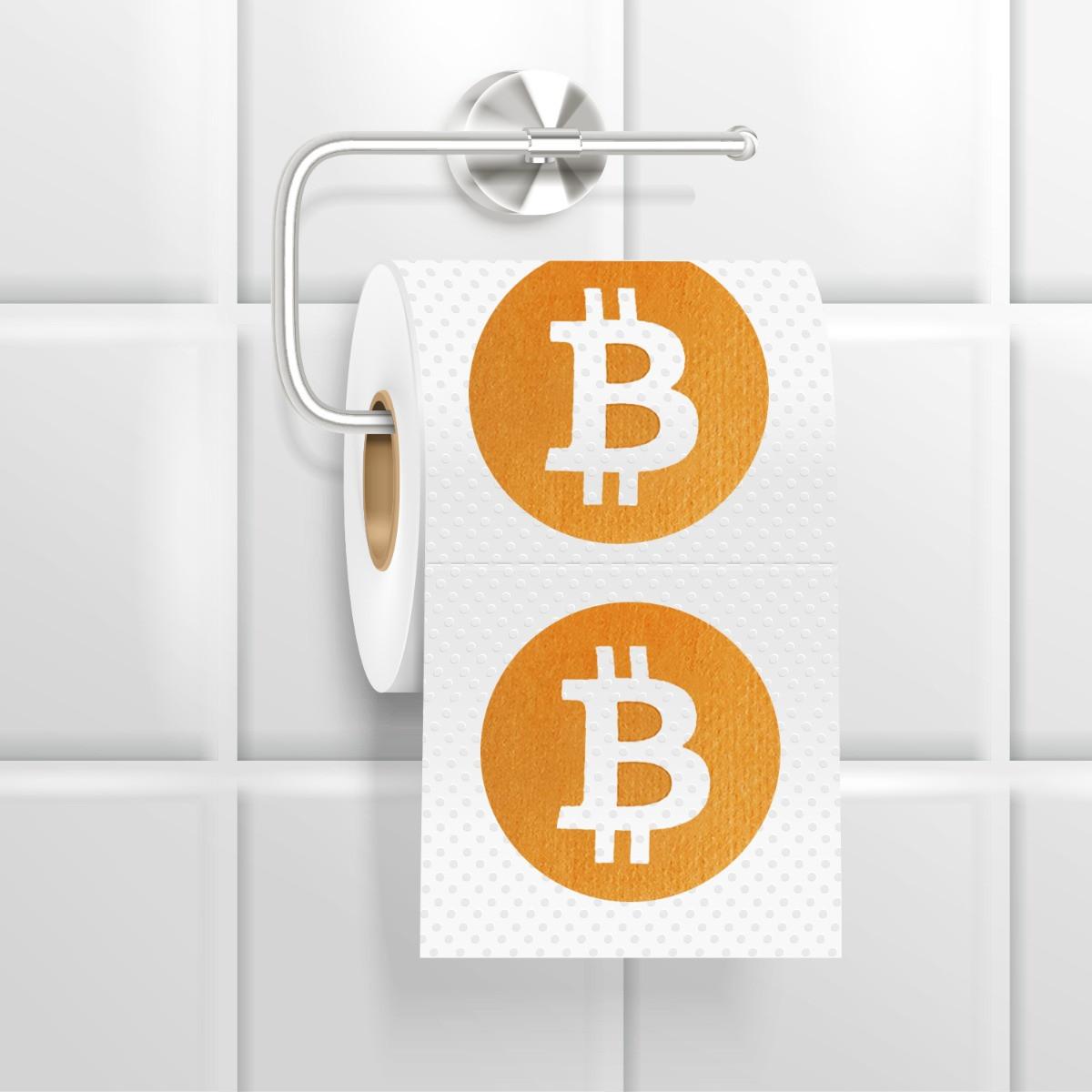 Mad Monkey  Toilettenpapier Bitcoin 