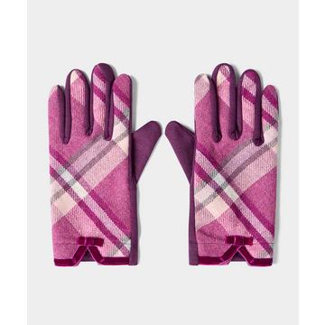 Gants extensibles bordure velours