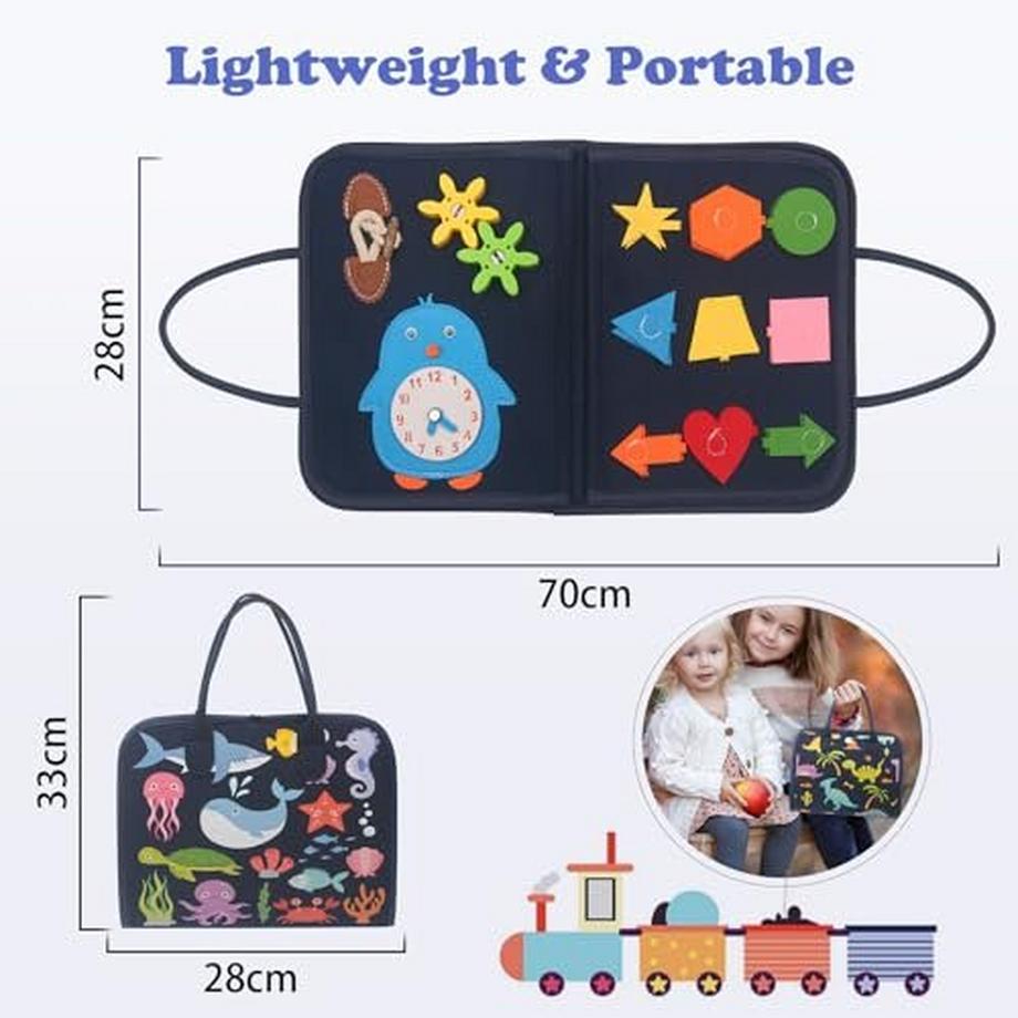 Activity-board  Beschäftigungstafel für Kleinkinder 4 Schichten 