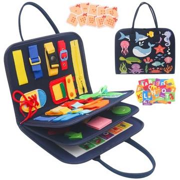 Beschäftigungstafel für Kleinkinder 4 Schichten