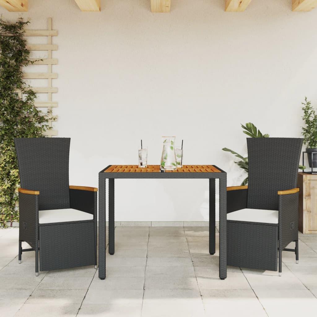 VidaXL set da pranzo da giardino Polirattan  