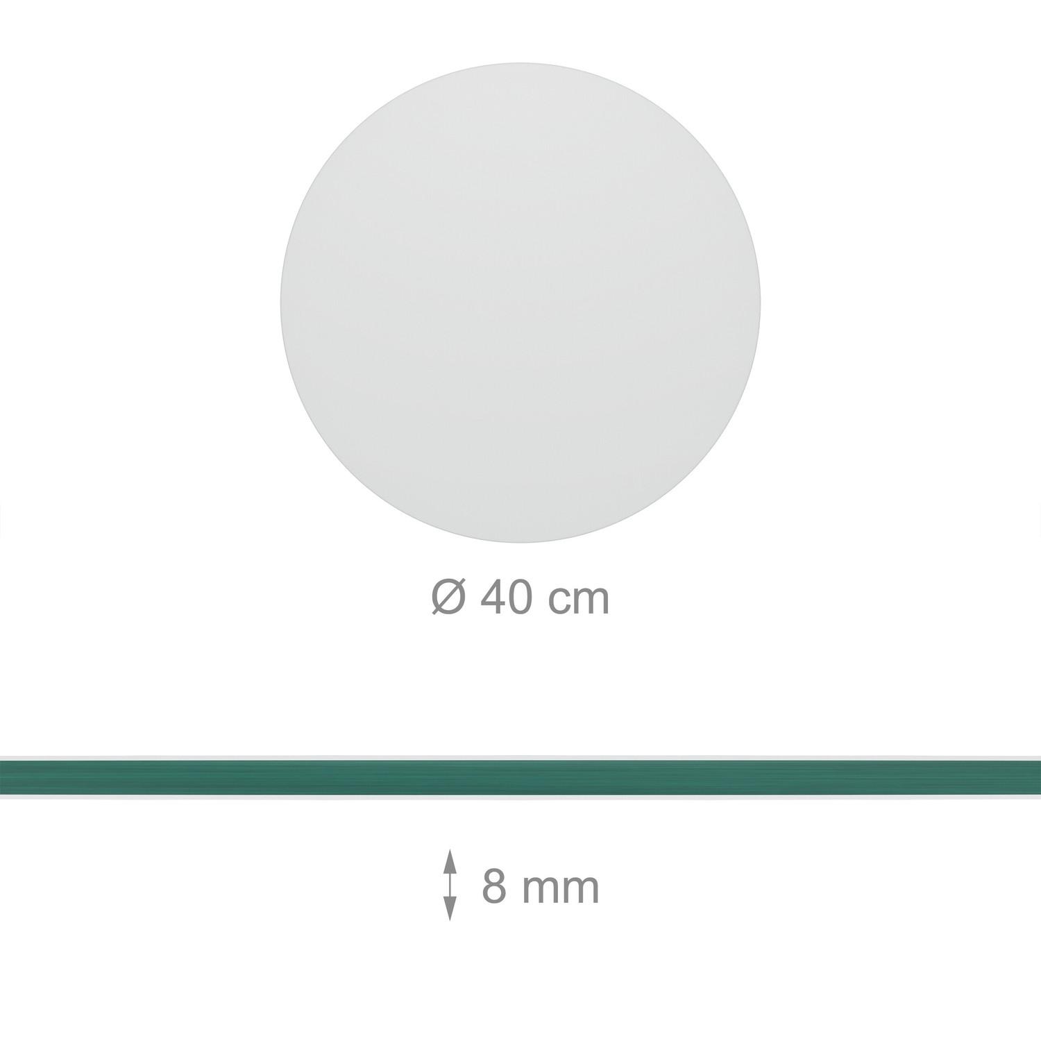 Northix Glasscheibe 8mm ESG  