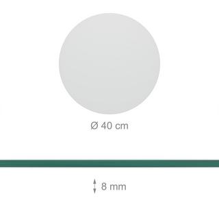 Northix Glasscheibe 8mm ESG  