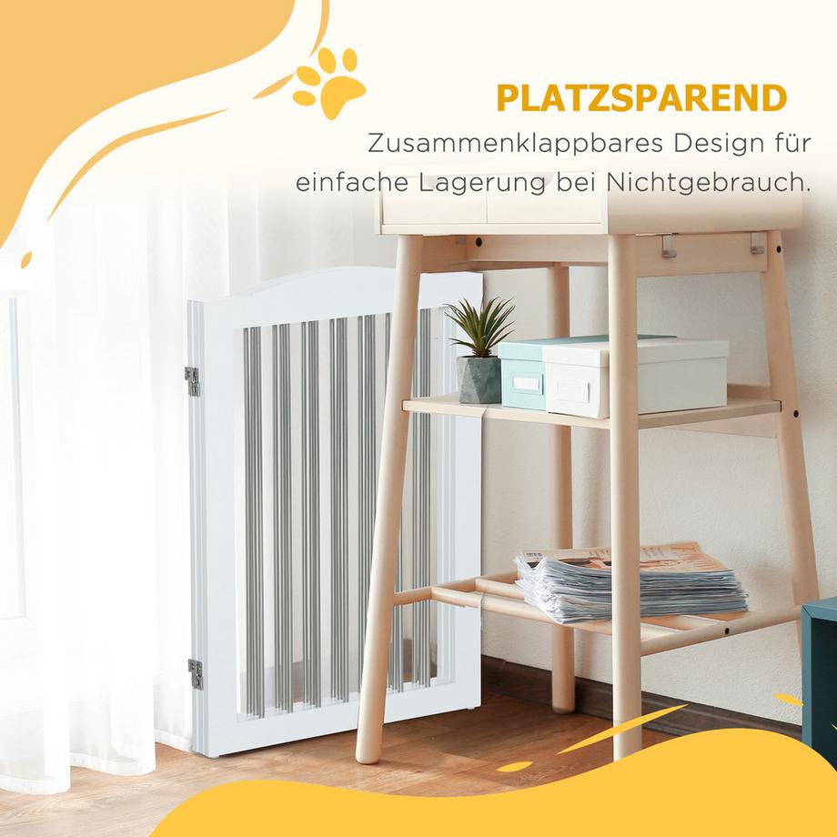 PawHut  Hunde-Absperrgitter 