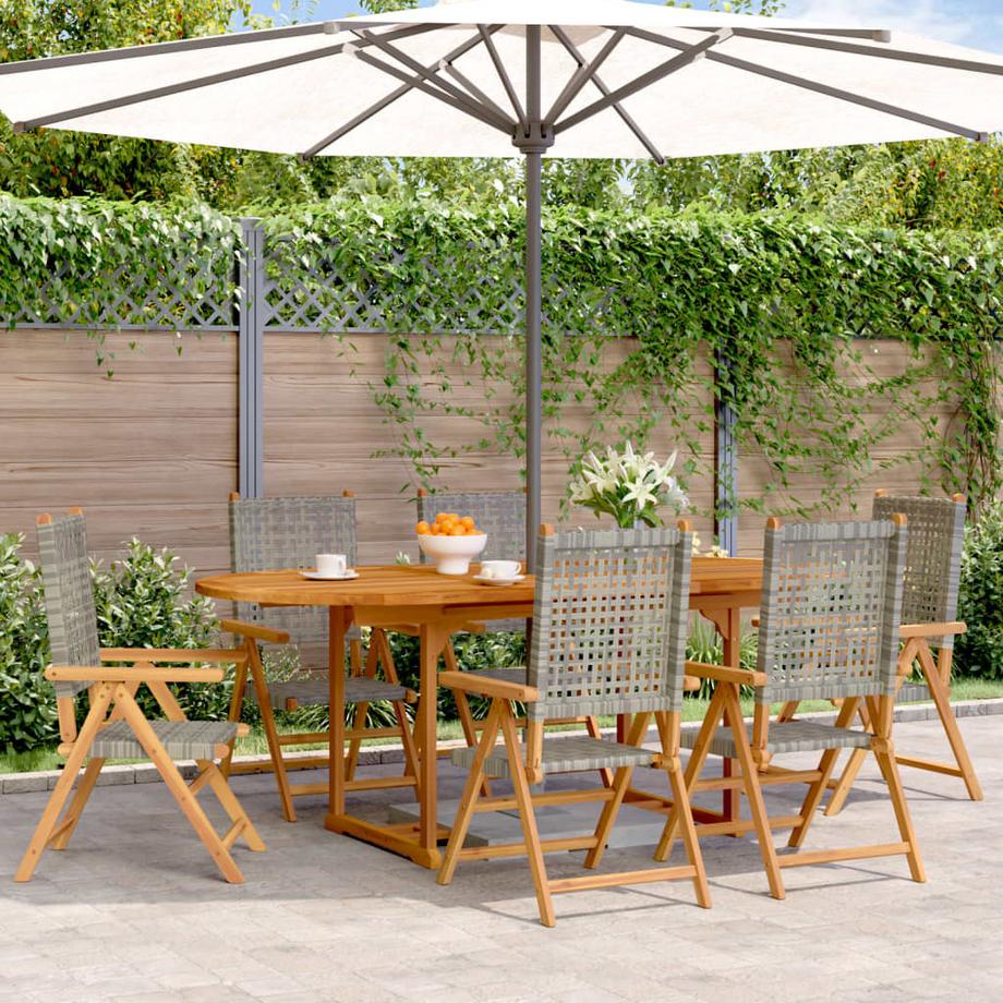 VidaXL set da pranzo da giardino Legno di acacia  