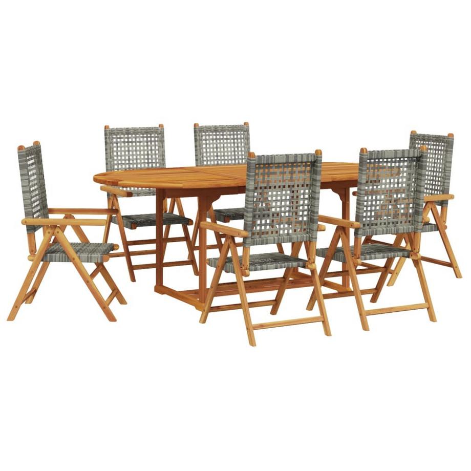 set da pranzo da giardino Legno di acacia