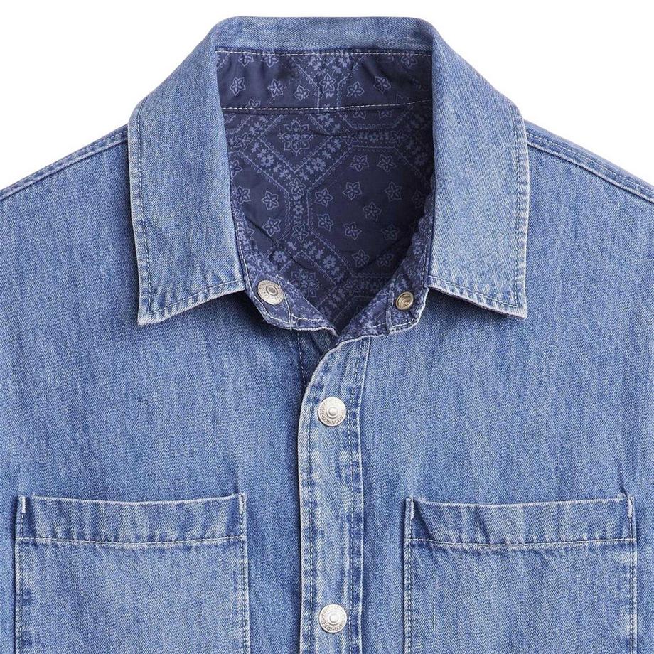 Levis  Bryant Sopra Camicia Fantasia Velluto A Coste 