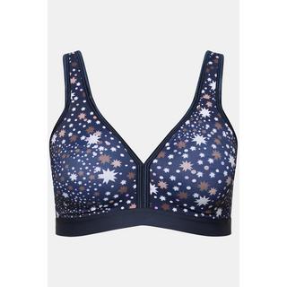 Ulla Popken  Soutien-gorge minimiseur, sans armatures, motif étoiles - bonnets B-D 