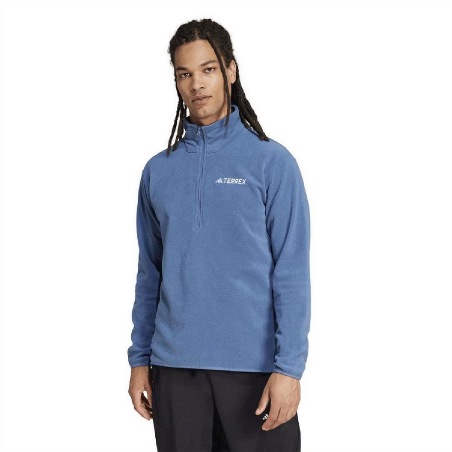 adidas Terrex Multi Essentials Fleeceoberteil, Mit Halbem Reißverschluss  