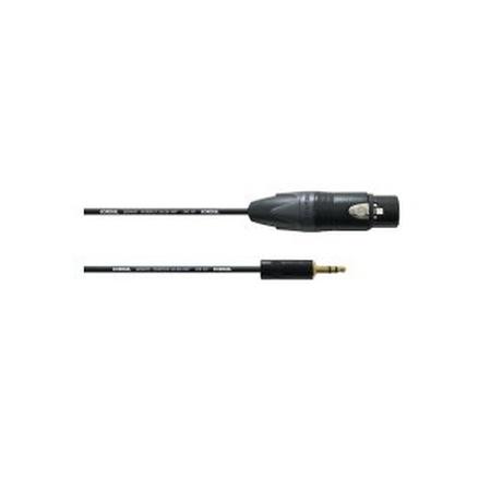 Cordial  Cordial CPM 1.5 FW-BAL cavo audio 1,5 m 3.5mm XLR (3-pin) Nero 