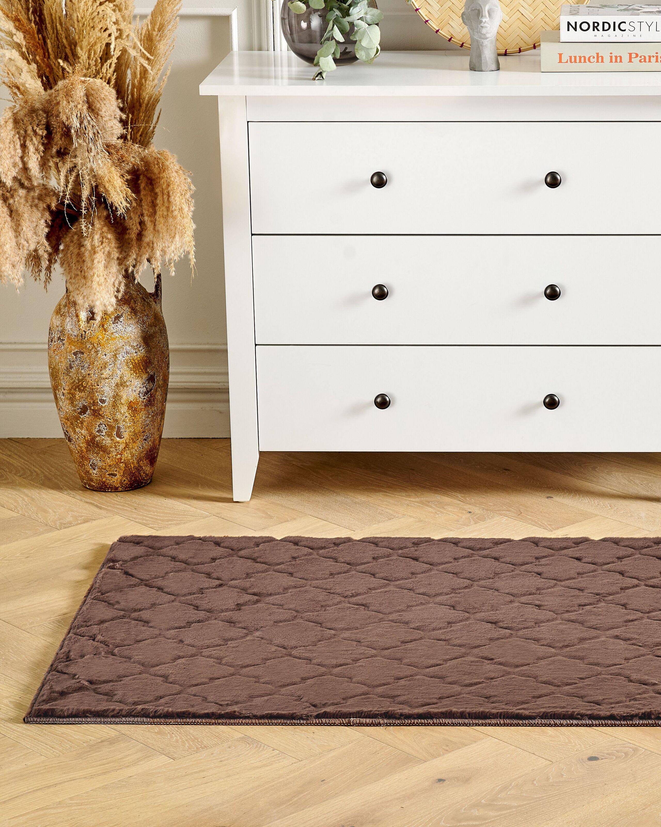 Beliani Tapis en Polyester Moderne GHARO  