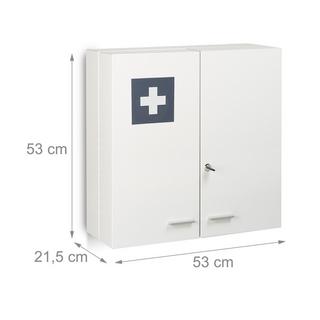 Northix Abschließbarer Medikamentenschrank  