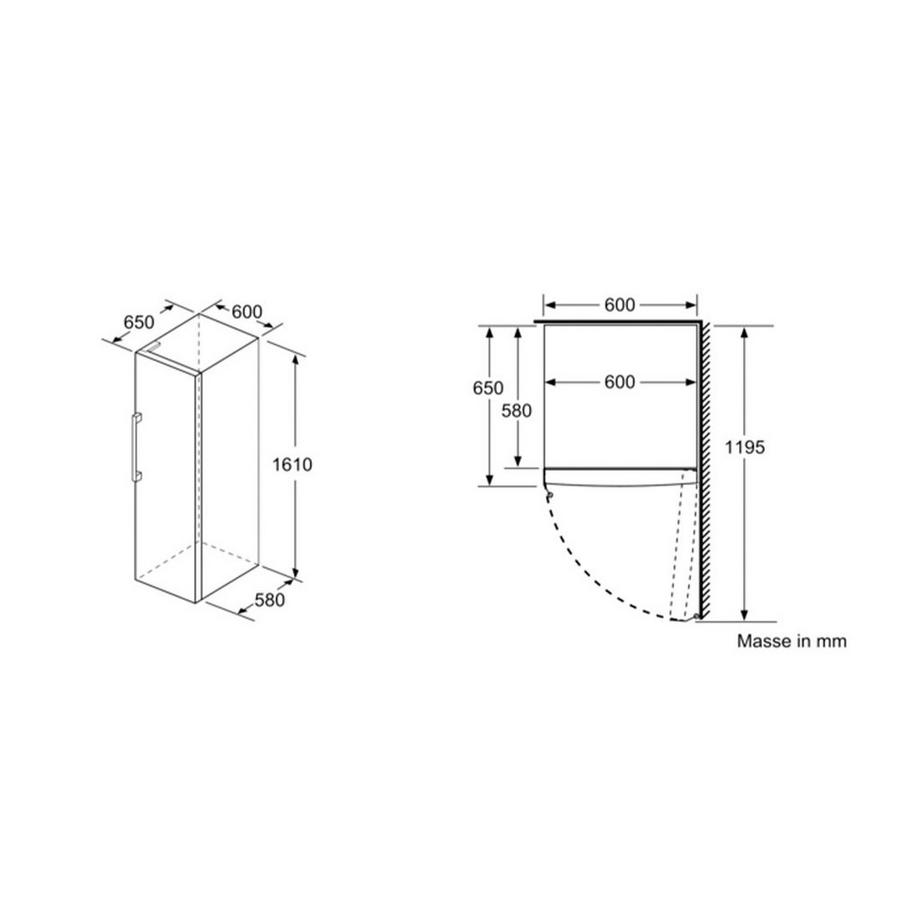 Siemens Congélateur GS29NVWEP  